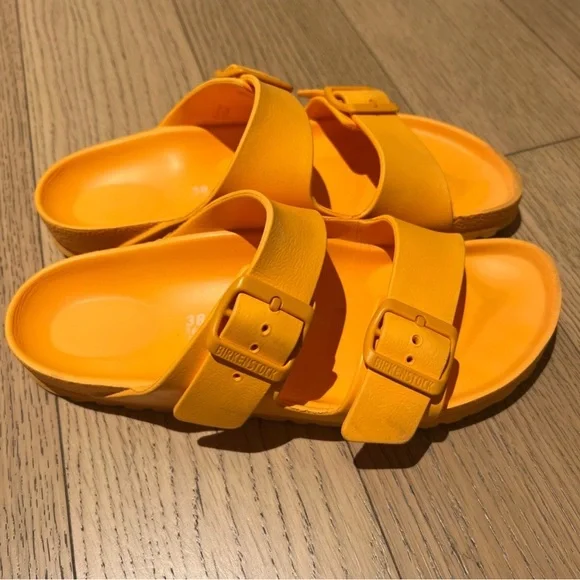 Orange Arizona EVA Birkenstocks - Zinnia - Picture 2 of 5